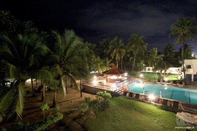 Pohľad z hotela v noci
